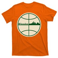 Retro Milwaukee Basketball Home Game Baskeball Fan T-Shirt