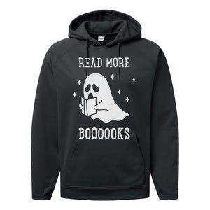 Read More Boooooks Cute Ghost Read More Boooooks Halloween Performance Fleece Hoodie