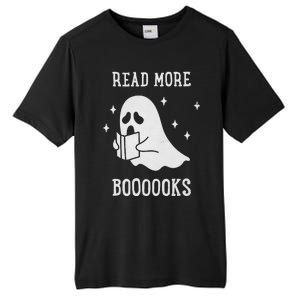 Read More Boooooks Cute Ghost Read More Boooooks Halloween Tall Fusion ChromaSoft Performance T-Shirt