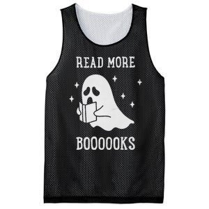 Read More Boooooks Cute Ghost Read More Boooooks Halloween Mesh Reversible Basketball Jersey Tank