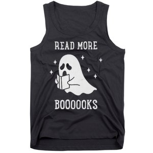 Read More Boooooks Cute Ghost Read More Boooooks Halloween Tank Top