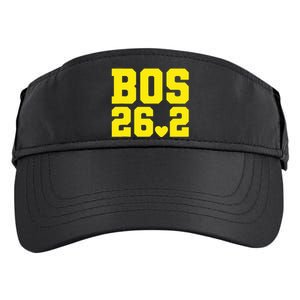 Running Marathon Boston 262 Run 00 Support Staff Crew Tank Top Adult Drive Performance Visor