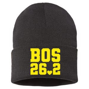 Running Marathon Boston 262 Run 00 Support Staff Crew Tank Top Sustainable Knit Beanie