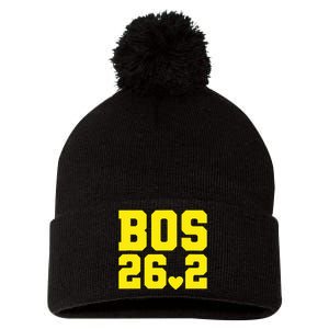 Running Marathon Boston 262 Run 00 Support Staff Crew Tank Top Pom Pom 12in Knit Beanie