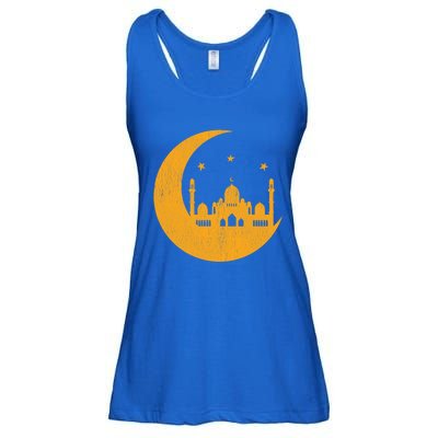 Ramadan Mubarak Blessed Month Muslim Celebrate Islamic Gift Ladies Essential Flowy Tank