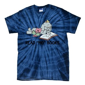 Read Mo Book Piggie Elephant Pigeons Mo It's A Good Day To Read A Book Tie-Dye T-Shirt