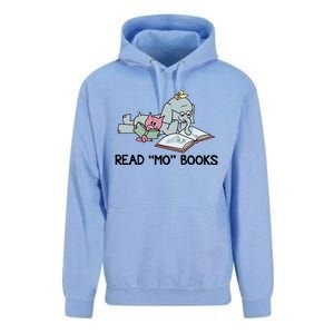 Read Mo Book Piggie Elephant Pigeons Mo It's A Good Day To Read A Book Unisex Surf Hoodie