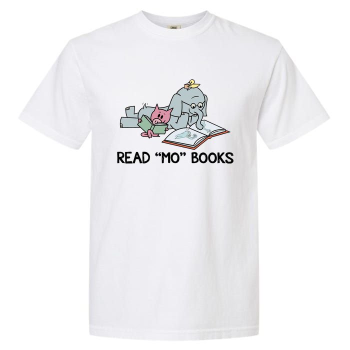 Read Mo Book Piggie Elephant Pigeons Mo It's A Good Day To Read A Book Garment-Dyed Heavyweight T-Shirt