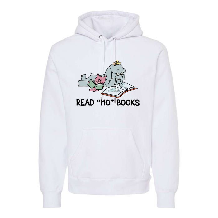 Read Mo Book Piggie Elephant Pigeons Mo It's A Good Day To Read A Book Premium Hoodie