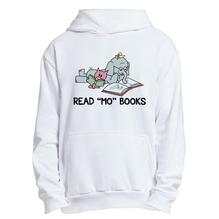 Read Mo Book Piggie Elephant Pigeons Mo It's A Good Day To Read A Book Urban Pullover Hoodie