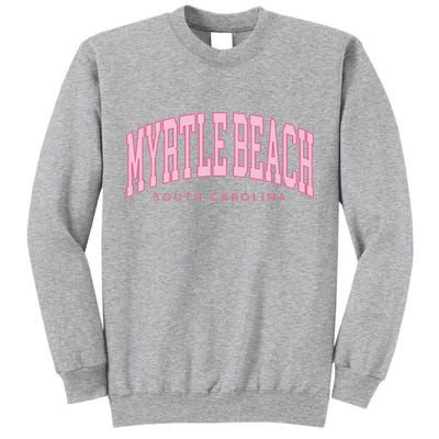 Retro Myrtle Beach South Carolina beach wo summer Tall Sweatshirt