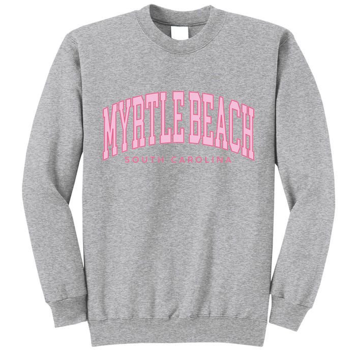 Retro Myrtle Beach South Carolina beach wo summer Tall Sweatshirt