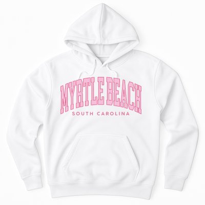 Retro Myrtle Beach South Carolina beach wo summer Hoodie