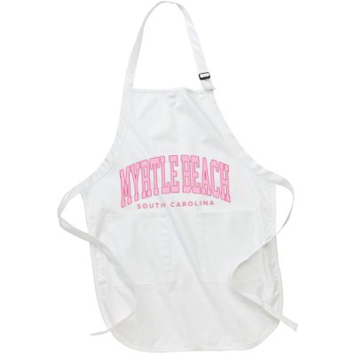 Retro Myrtle Beach South Carolina beach wo summer Apron