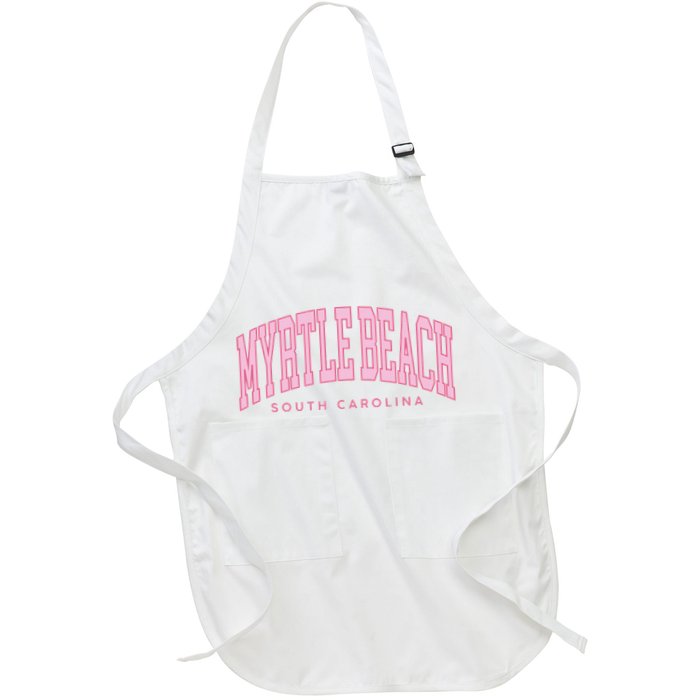Retro Myrtle Beach South Carolina beach wo summer Apron