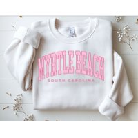 Retro Myrtle Beach South Carolina beach wo summer Sweatshirt