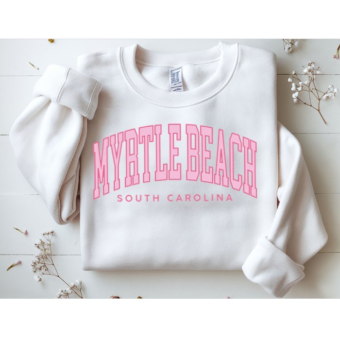 Retro Myrtle Beach South Carolina beach wo summer Sweatshirt