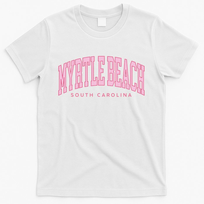 Retro Myrtle Beach South Carolina beach wo summer T-Shirt