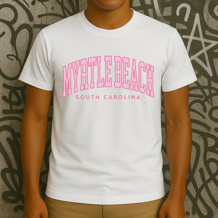 Retro Myrtle Beach South Carolina beach wo summer T-Shirt