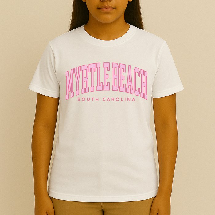 Retro Myrtle Beach South Carolina beach wo summer T-Shirt