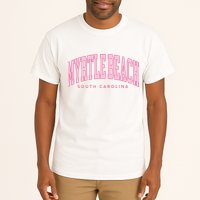 Retro Myrtle Beach South Carolina beach wo summer Tall T-Shirt