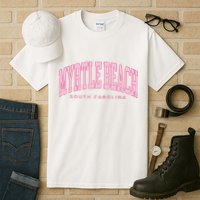 Retro Myrtle Beach South Carolina beach wo summer Tall T-Shirt