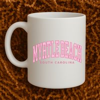 Retro Myrtle Beach South Carolina beach wo summer Mug