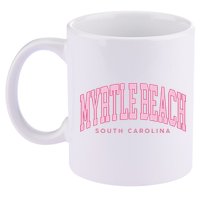 Retro Myrtle Beach South Carolina beach wo summer 11oz C Handle Ceramic Mug