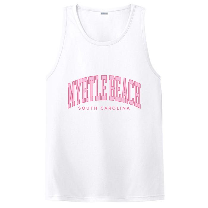 Retro Myrtle Beach South Carolina beach wo summer PosiCharge Competitor Tank