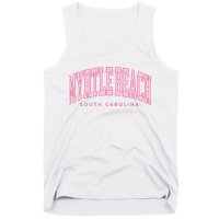 Retro Myrtle Beach South Carolina beach wo summer Tank Top