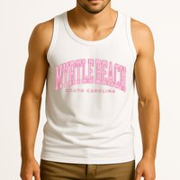 Retro Myrtle Beach South Carolina beach wo summer Tank Top