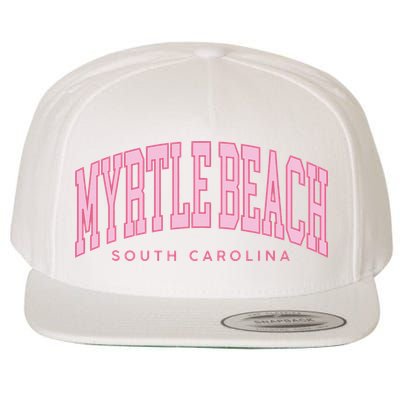 Retro Myrtle Beach South Carolina beach wo summer Wool Snapback Cap