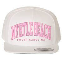 Retro Myrtle Beach South Carolina beach wo summer Wool Snapback Cap