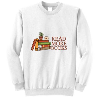 Read More Books Reading Books Gift Cute Reading Sweatshirt