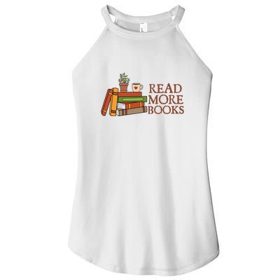 Read More Books Reading Books Gift Cute Reading Women’s Perfect Tri Rocker Tank