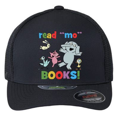 Read Mo Books Read More Books Piggie Elephant Pigeons It's Good Day To Read Book Flexfit Unipanel Trucker Cap