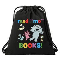 Read Mo Books Read More Books Piggie Elephant Pigeons It's Good Day To Read Book Drawstring Bag