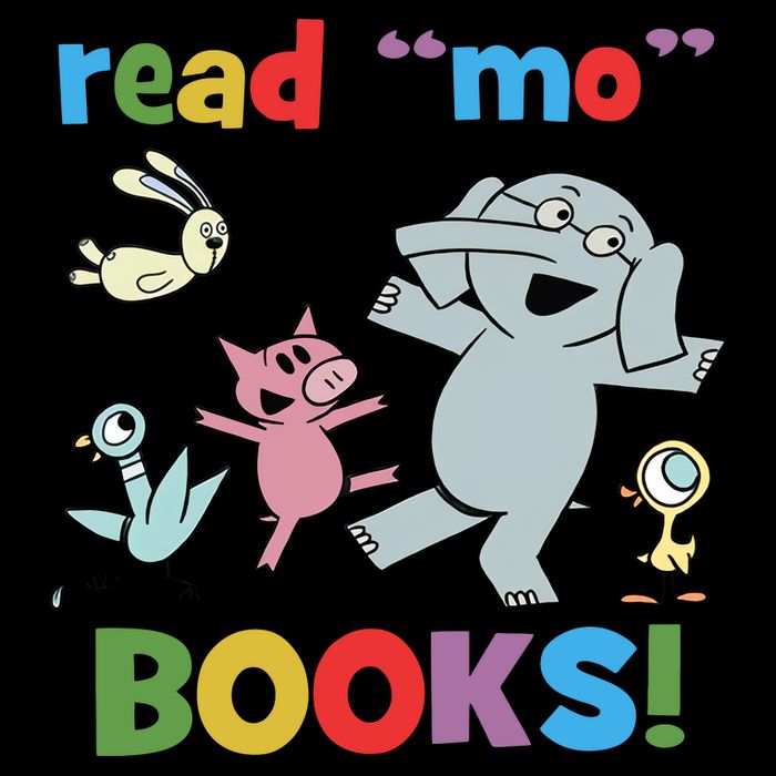 Read Mo Books Read More Books Piggie Elephant Pigeons It's Good Day To Read Book Drawstring Bag