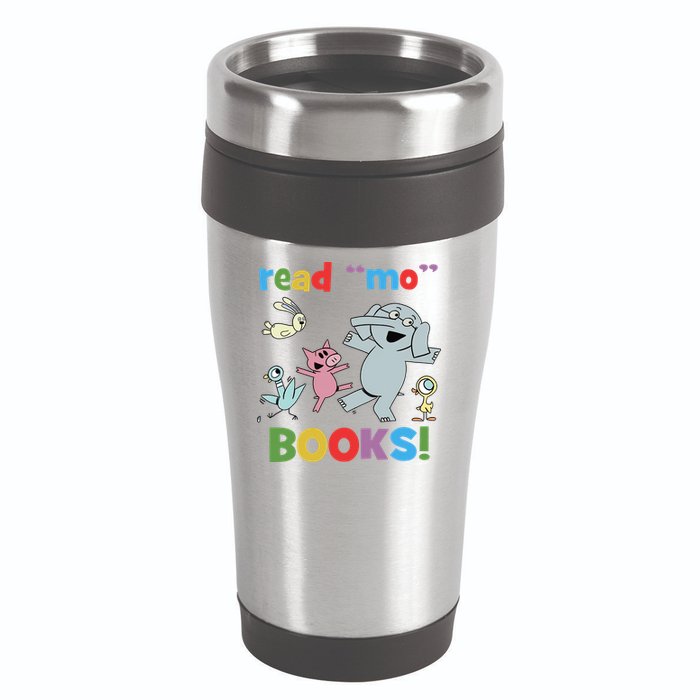 Read Mo Books Read More Books Piggie Elephant Pigeons It's Good Day To Read Book 16oz Travel Tumbler