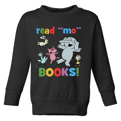 Read Mo Books Read More Books Piggie Elephant Pigeons It's Good Day To Read Book Toddler Sweatshirt