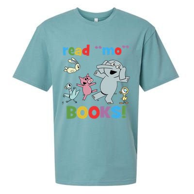 Read Mo Books Read More Books Piggie Elephant Pigeons It's Good Day To Read Book Sueded Cloud Jersey T-Shirt