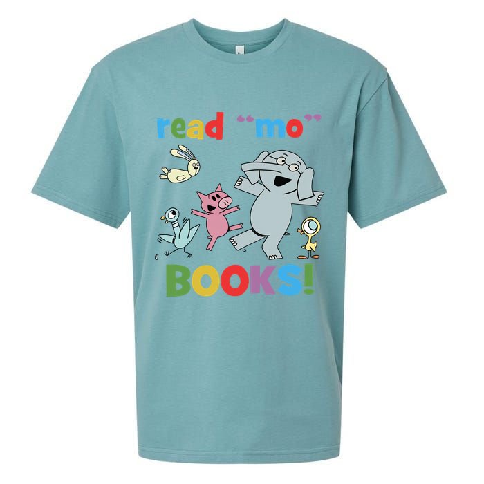Read Mo Books Read More Books Piggie Elephant Pigeons It's Good Day To Read Book Sueded Cloud Jersey T-Shirt