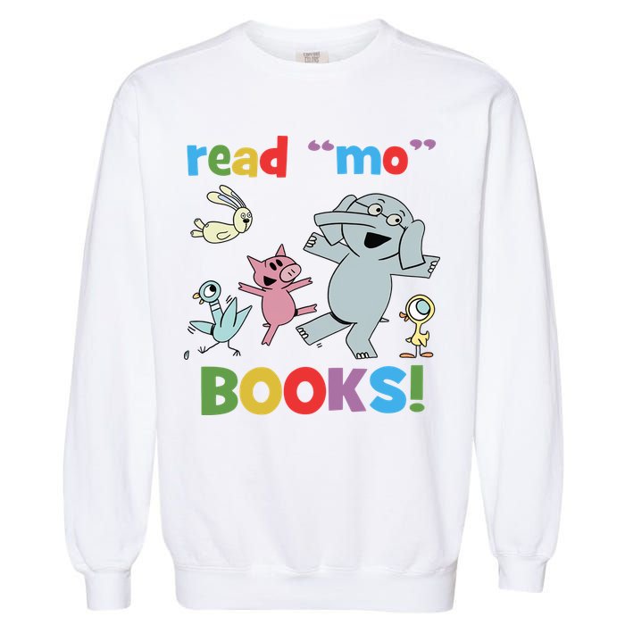 Read Mo Books Read More Books Piggie Elephant Pigeons It's Good Day To Read Book Garment-Dyed Sweatshirt