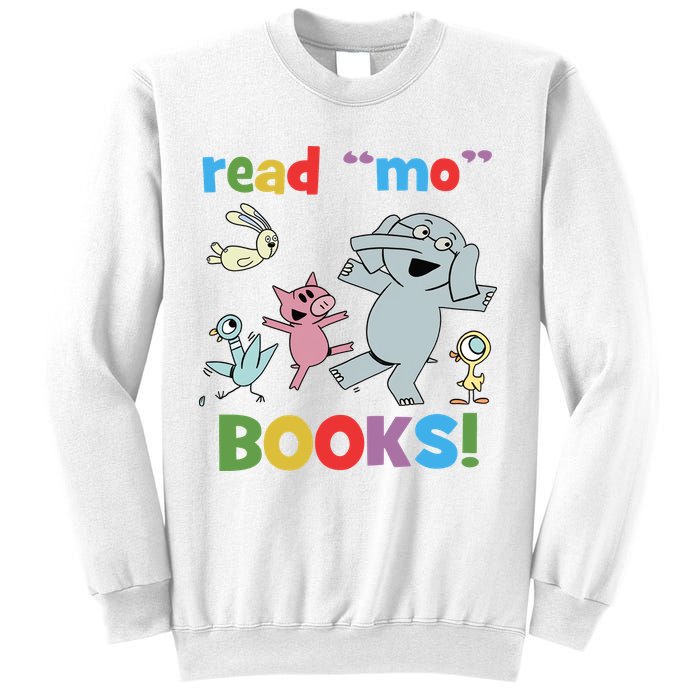 Read Mo Books Read More Books Piggie Elephant Pigeons It's Good Day To Read Book Sweatshirt