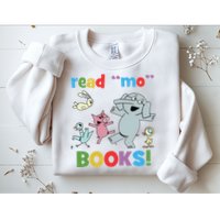 Read Mo Books Read More Books Piggie Elephant Pigeons It's Good Day To Read Book Sweatshirt