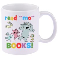 Read Mo Books Read More Books Piggie Elephant Pigeons It's Good Day To Read Book 11oz C Handle Ceramic Mug