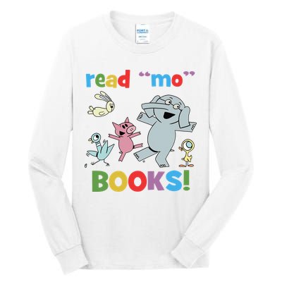 Read Mo Books Read More Books Piggie Elephant Pigeons It's Good Day To Read Book Tall Long Sleeve T-Shirt