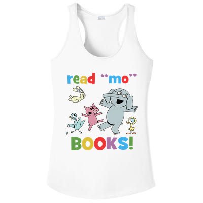 Read Mo Books Read More Books Piggie Elephant Pigeons It's Good Day To Read Book Ladies PosiCharge Competitor Racerback Tank