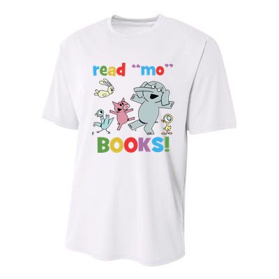 Read Mo Books Read More Books Piggie Elephant Pigeons It's Good Day To Read Book Youth Performance Sprint T-Shirt