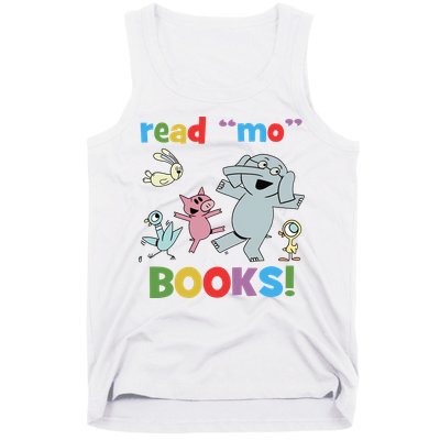 Read Mo Books Read More Books Piggie Elephant Pigeons It's Good Day To Read Book Tank Top
